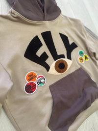 Beige "Survival" Hoodie