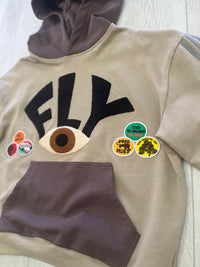Beige "Survival" Hoodie