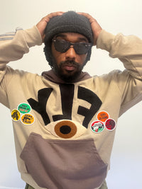 Beige "Survival" Hoodie