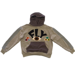 Beige "Survival" Hoodie